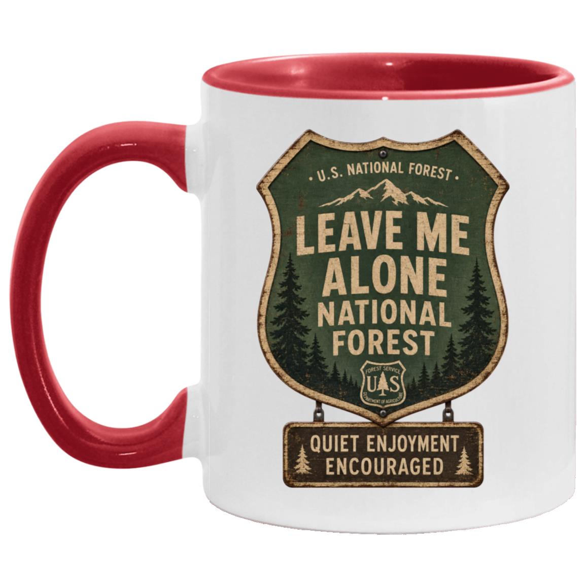 Leave Me Alone National Forest coffee mug