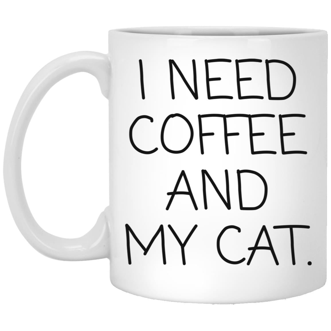 Coffee And My Cat coffee mug