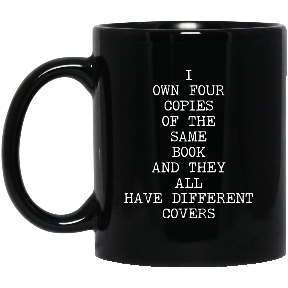 Four Copies Different Covers coffee mug