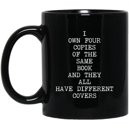 Four Copies Different Covers coffee mug