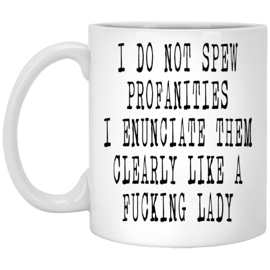 Funny sassy lady adult humor coffee mug