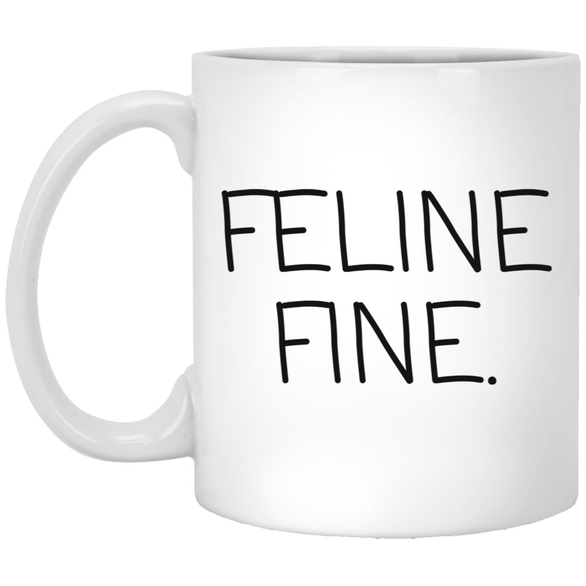 Feline Fine coffee mug