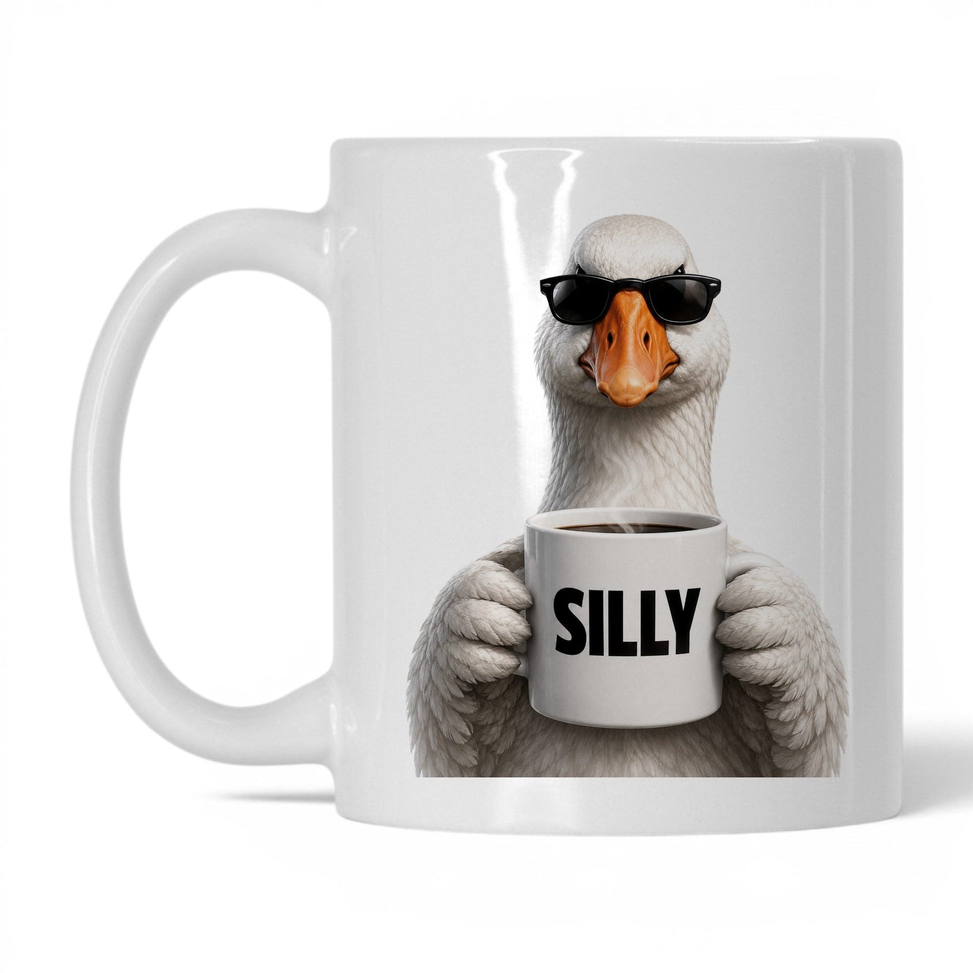 Silly Goose coffee mug 11oz white
