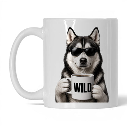 Husky Wild coffee mug — 11oz White