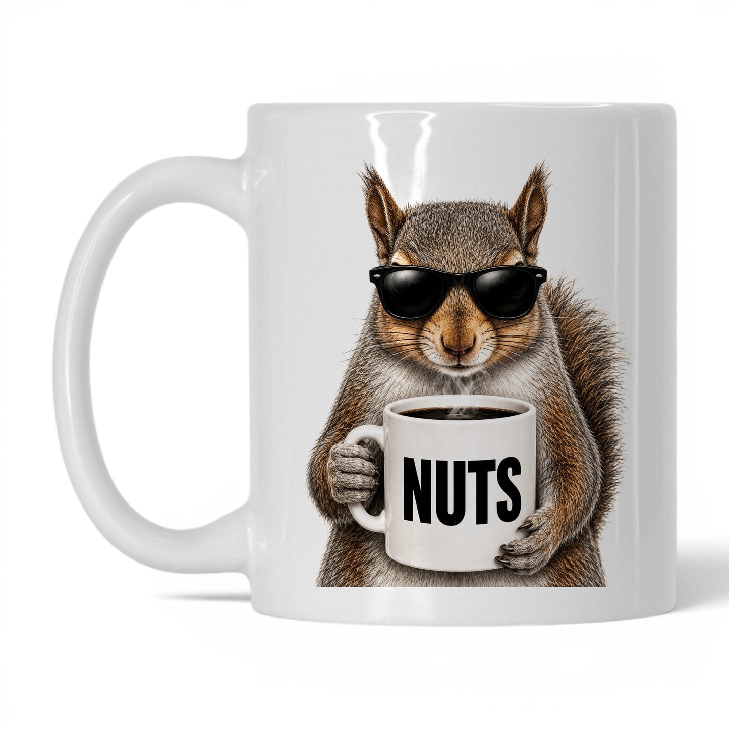 Squirrel Nuts coffee mug — 11oz White