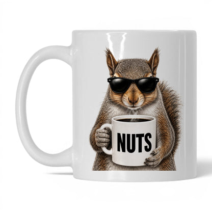 Squirrel Nuts coffee mug — 11oz White