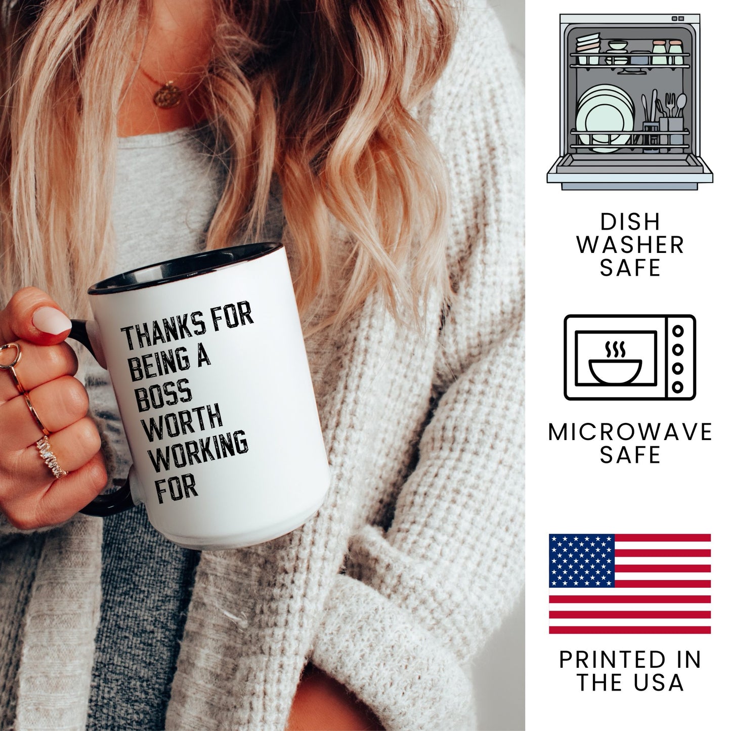 A Boss Worth Working For Coffee Mug