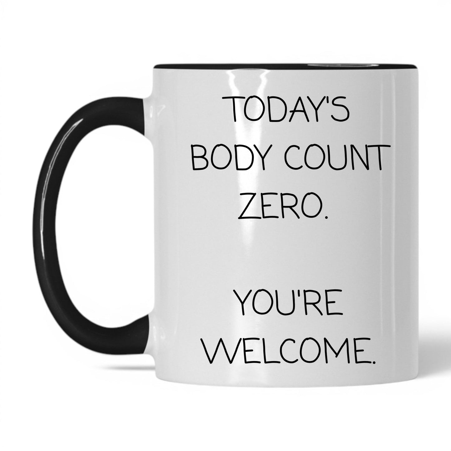 Today's Body Count Zero Coffee Mug