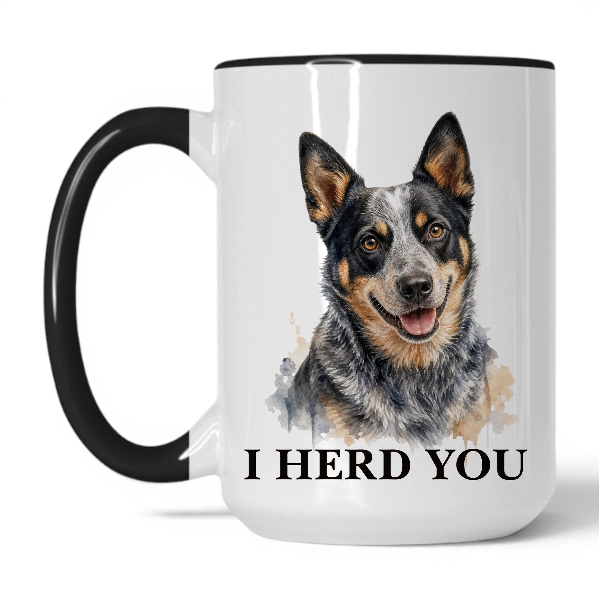 I Herd You — 15oz White/Black coffee mug