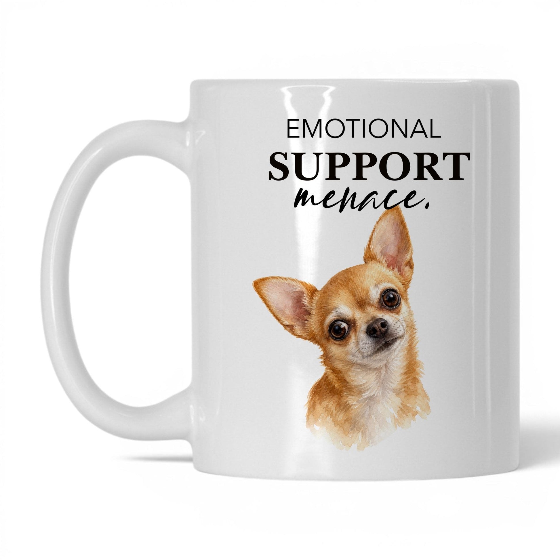 Emotional Support Menace — 11oz White coffee mug