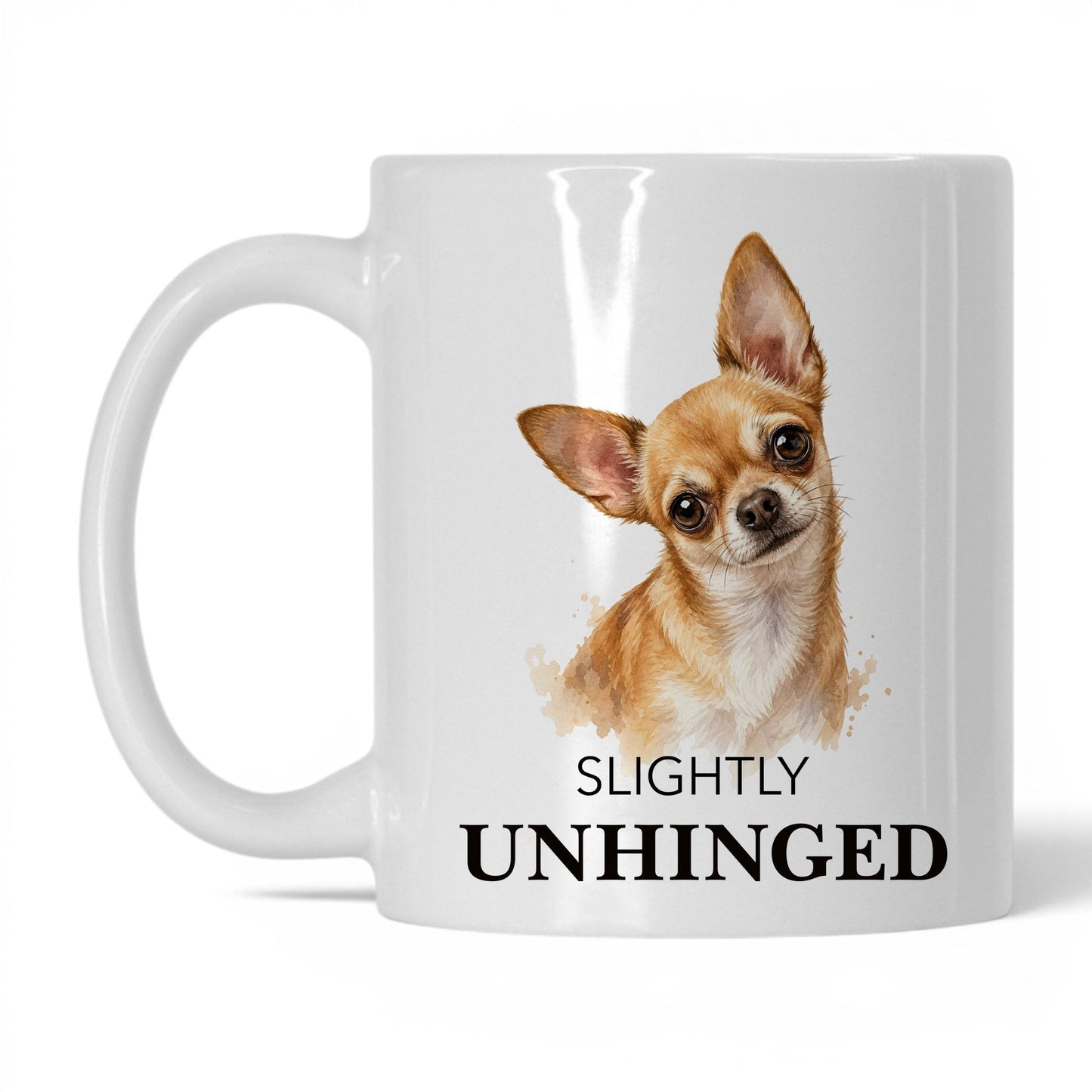 Slightly Unhinged — 11oz White coffee mug