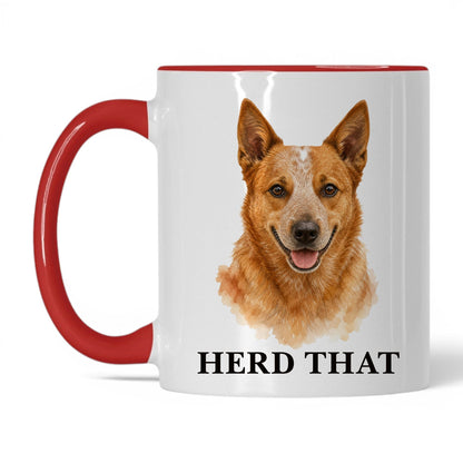 Herd That — 11oz White Red coffee mug