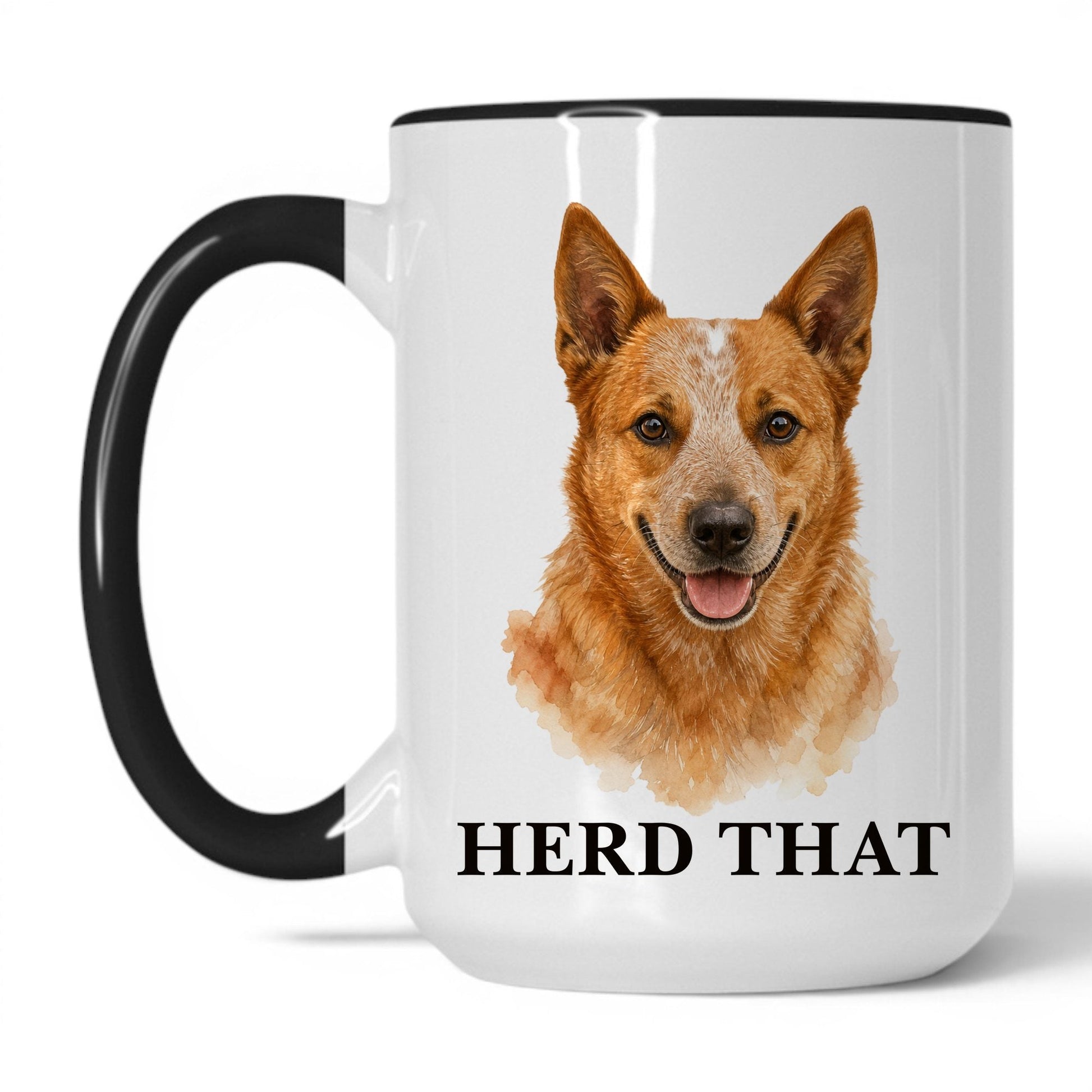 Herd That — 15oz White/Black coffee mug