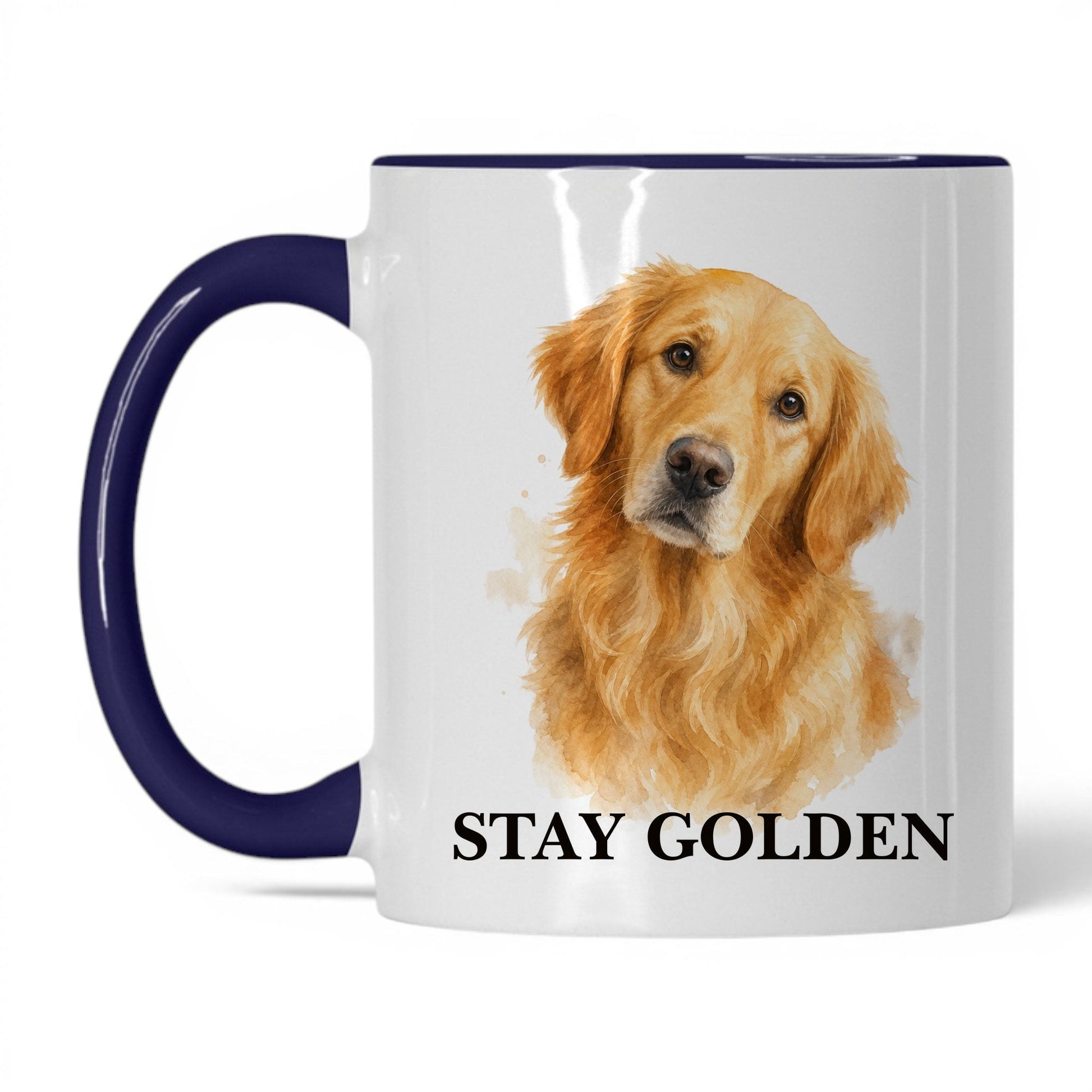 Stay Golden — 11oz White Midnight Blue coffee mug