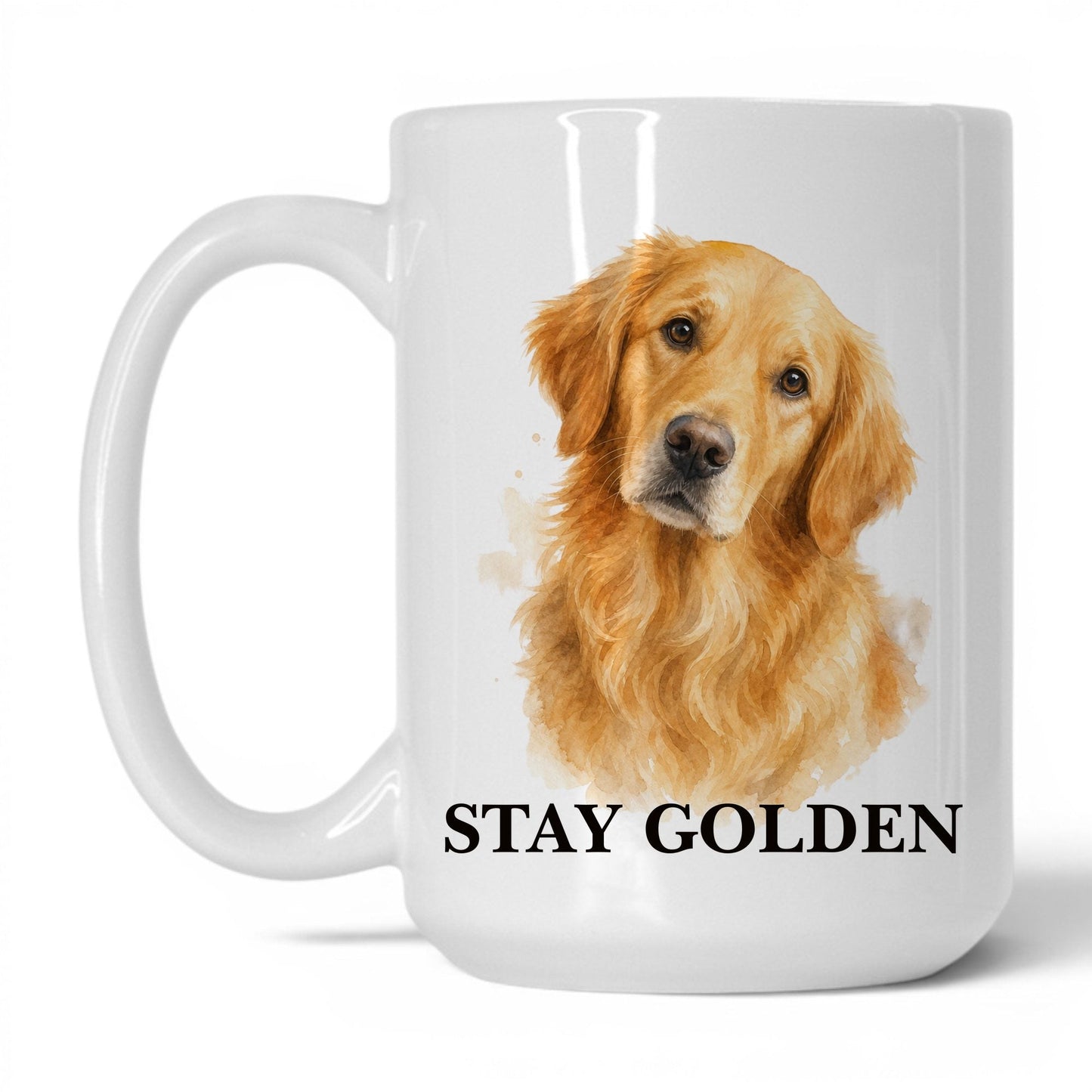 Stay Golden — 15oz White coffee mug