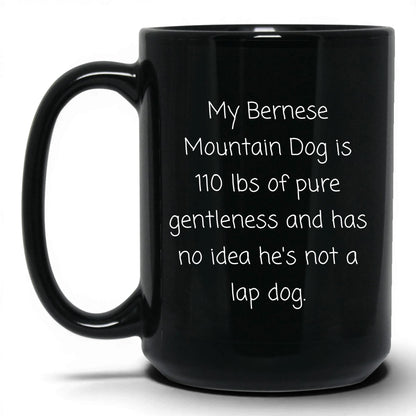 Bernese Mountain Dog Coffee Mug – 15oz   Black Mug